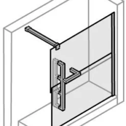 Huppe Manufaktur Duplo Walk-in 100 X 200 Cm. Rechts Iel Chroom-antiplaque Glas