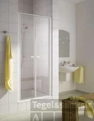 Kermi Ibiza Pendeldeur 90 X 185 Cm. Wit-helder Glas