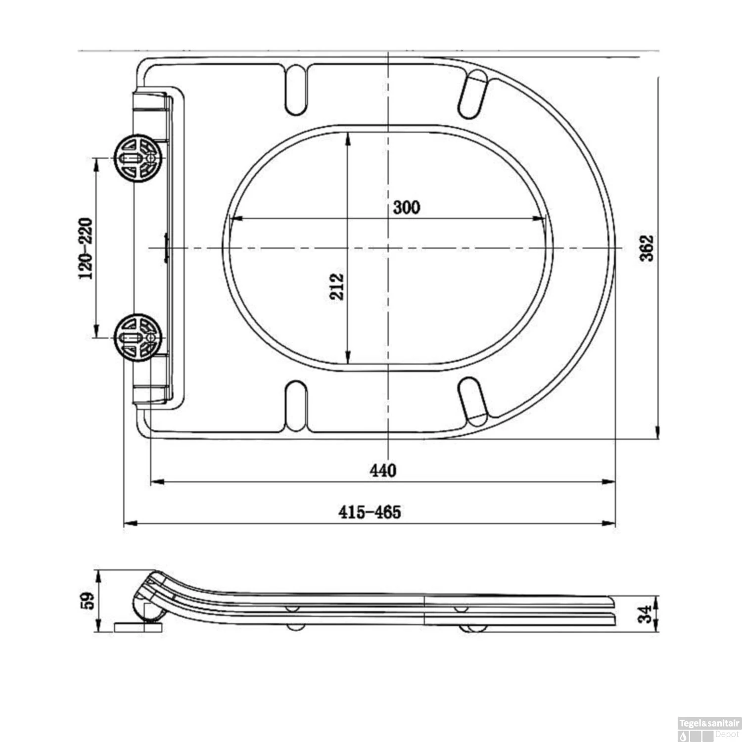 Hangtoilet Wiesbaden Vesta Rimless Diepspoel Wit (incl Flatline Zitting) 2 Hangtoilet Wiesbaden Vesta Rimless Diepspoel Wit (incl Flatline Zitting) - Afbeelding 2