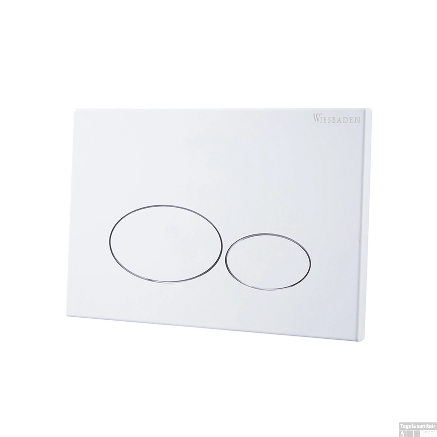 Drukplaat Wiesbaden X32 Metal Voor Inbouwreservoir Glans Wit 1 Drukplaat Wiesbaden X32 Metal Voor Inbouwreservoir Glans Wit