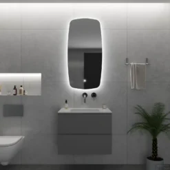 Badkamerspiegel BWS Torea 60x100cm Verticaal LED Incl. Verwarming