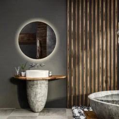 BWS Badkamerspiegel | Spark | Rond | Met LED Verlichting | 140cm