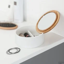 Spiegeldoosje Vrijstaand Sealskin Grace Wit -Baden Luxe Verkoop 361912710 sfeer 2