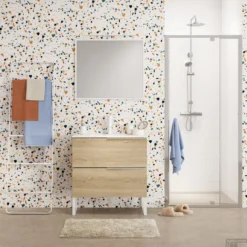 Spiegeldoosje Vrijstaand Sealskin Grace Wit -Baden Luxe Verkoop 361912710 sfeer 3