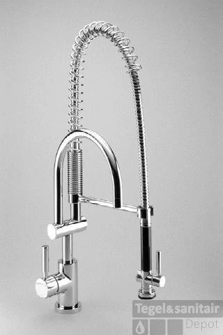 Dornbracht Tara Classic Keukenkraan Links Met Hendel Chroom 1 Dornbracht Tara Classic Keukenkraan Links Met Hendel Chroom