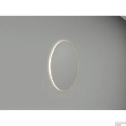 Ronde Spiegel Wiesbaden Novi Met LED, Dimbaar 100 Cm Geborsteld Messing