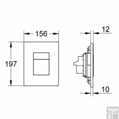 Grohe Skate Cosmopolitan Bedieningsplaat Sl Dual Flush Wit 5 Grohe Skate Cosmopolitan Bedieningsplaat Sl Dual Flush Wit -Baden Luxe Verkoop 38286