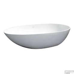 Vrijstaand Bad Best Design Puur 180x90x58cm Solid Surface Mat Wit