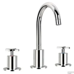 Wastafelkraan Inbouw Best Design New-Jax 3-Gats Staand 27 Cm Chroom