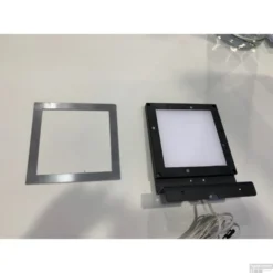 Spiegellamp Boss & Wessing Square 10x10 Cm Aluminium Mat Zwart -Baden Luxe Verkoop 3 22