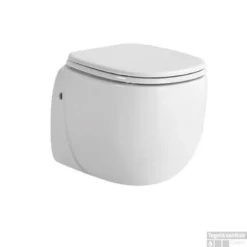 Wandcloset Best Design Quali One-Pack 50x35x38 Cm Hoogglans Wit (inclusief Zitting)