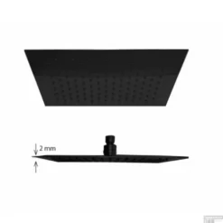 Regendoucheset Best Design Nero Vierkant Thermostatische Inbouwset Mat Zwart -Baden Luxe Verkoop 4007810 regen douchekop best design nero brause vierkant 30 cm 304l mat zwart shop 1