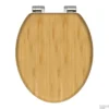 Toiletbril Schutte Lupos Softclose Natural Bamboo Bruin