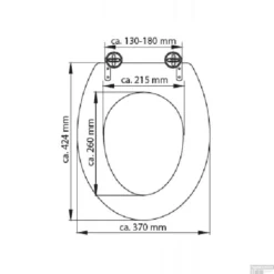 Toiletbril Schutte Lupos Softclose Natural Bamboo Bruin -Baden Luxe Verkoop 4008431091686 99