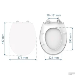 Toiletbril Schutte Lupos Softclose En LED-nachtverlichting Wit -Baden Luxe Verkoop 4008431829500 99