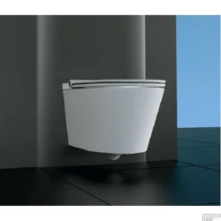Douche-WC Schutte Cesari Elektronisch Wandmontage Zonder Spoelrand Met Slim WC-Zitting 12 Douche-WC Schutte Cesari Elektronisch Wandmontage Zonder Spoelrand Met Slim WC-Zitting -Baden Luxe Verkoop 4008431921006 2