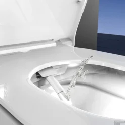 Douche-WC Schutte Cesari Elektronisch Wandmontage Zonder Spoelrand Met Slim WC-Zitting 14 Douche-WC Schutte Cesari Elektronisch Wandmontage Zonder Spoelrand Met Slim WC-Zitting -Baden Luxe Verkoop 4008431921006 6