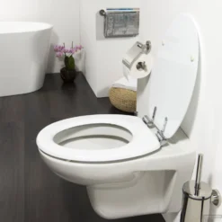 Toiletzitting Tiger Reno Softclose Hout Wit -Baden Luxe Verkoop 4008912523019 toiletzitting tiger reno softclose hout wit sfeer3