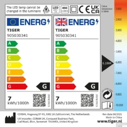 LED Spiegel Verlichting Tiger Aurel 6100K 30 Cm Chroom -Baden Luxe Verkoop 4008919050402 9