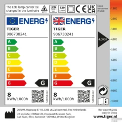Spiegel Verlichting Tiger Ancis LED 4000K 40x4x10.5 Cm Mat Chroom -Baden Luxe Verkoop 4008919067431 10