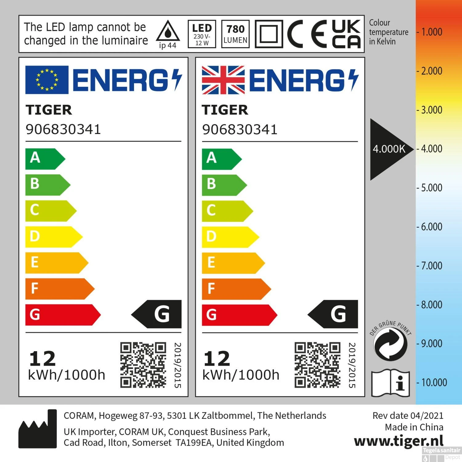 Spiegel Verlichting Tiger Ancis LED 4000K 60x4x10.5 Cm Chroom 10 Spiegel Verlichting Tiger Ancis LED 4000K 60x4x10.5 Cm Chroom - Afbeelding 10