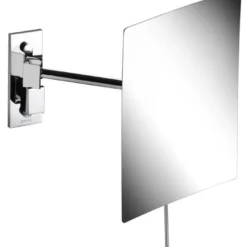 Geesa Cosmetic Collection Scheerspiegel 1-arm Rond 15x22.5cm. 3x Vergrotend Chroom