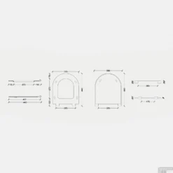 Toiletzitting Salenzi Form Slim Mat Taupe -Baden Luxe Verkoop 4ad1mta0 toiletzitting salenzi form slim mat taupe tech