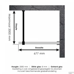 Inloopdouche Compleet Just Creating Profielloos 70 Cm RVS -Baden Luxe Verkoop 4jc1 70 t 2