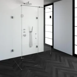 Douchecabine Compleet Just Creating Profielloos XL 100x120 Cm Chroom