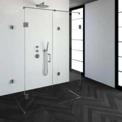 Douchecabine Compleet Just Creating Profielloos XL 100x140 Cm RVS