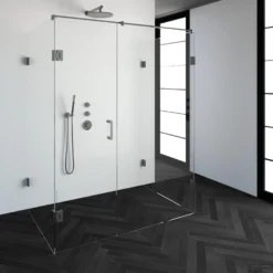 Douchecabine Compleet Just Creating Profielloos XL 100x160 Cm RVS