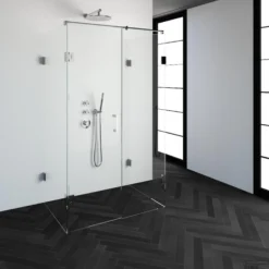 Douchecabine Compleet Just Creating Profielloos XL 80x120 Cm Chroom