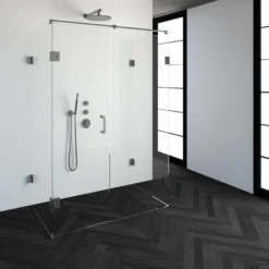 Douchecabine Compleet Just Creating Profielloos XL 80x140 Cm RVS