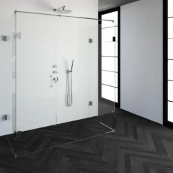 Douchecabine Compleet Just Creating Profielloos XL 80x180 Cm Chroom