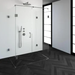 Douchecabine Compleet Just Creating Profielloos XL 90x140 Cm RVS