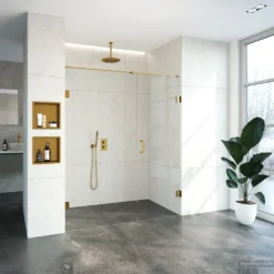 Complete Profielloze Nisdeur 2-Delig Draaideur 70cm (Alle Kleuren En Maten) -Baden Luxe Verkoop 4jc14 100 70u 1