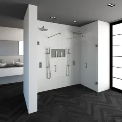 Complete Profielloze Douchecabine XL 3-delig 60cm (Alle Kleuren En Maten) -Baden Luxe Verkoop 4jc17 60 100 60g 1 1