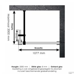 Inloopdouche Compleet Just Creating Profielloos 110/30 Cm Goud -Baden Luxe Verkoop 4jc2 110 30 t 2