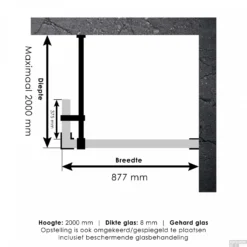 Inloopdouche Compleet Just Creating Profielloos 90/40 Cm Chroom -Baden Luxe Verkoop 4jc2 90 40 t 1