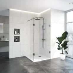 Complete Profielloze Inloopdouche Draaibare Zijwand 40cm (Alle Kleuren En Maten) -Baden Luxe Verkoop 4jc3 100 40m 1