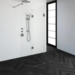 Inloopdouche Compleet Just Creating Profielloos 90x90 Cm Reversed RVS