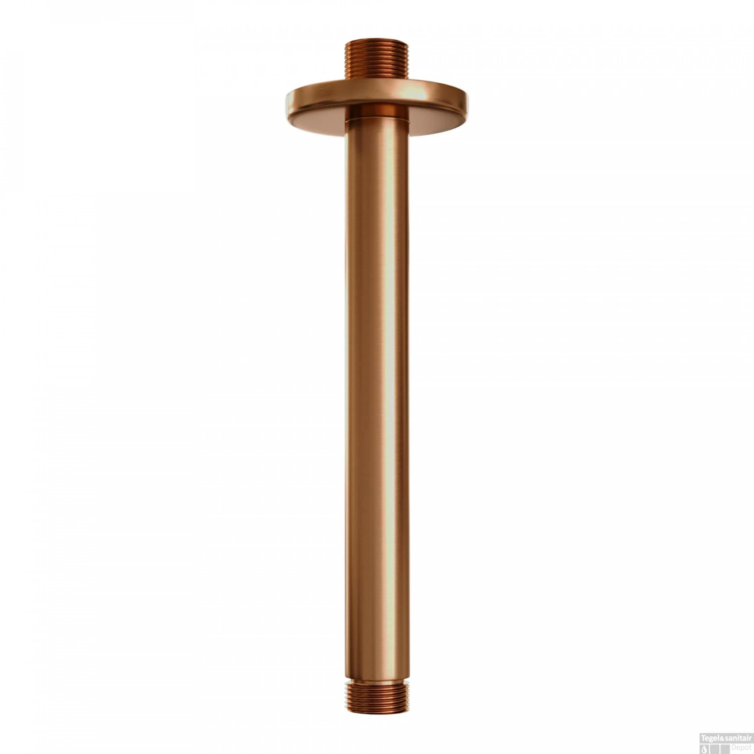Regendoucheset Inbouw Brauer Copper Carving Thermostatisch 30cm Met Plafondarm, Glijstang En Handdouche 3-Standen Geborsteld Koper 4 Regendoucheset Inbouw Brauer Copper Carving Thermostatisch 30cm Met Plafondarm, Glijstang En Handdouche 3-Standen Geborsteld Koper - Afbeelding 4