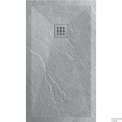 Douchetub Sanimar Sanistone 160 X 90 Cm Cement Grijs