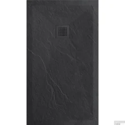 Douchetub Sanimar Sanistone 90 X 90 Cm Zwart