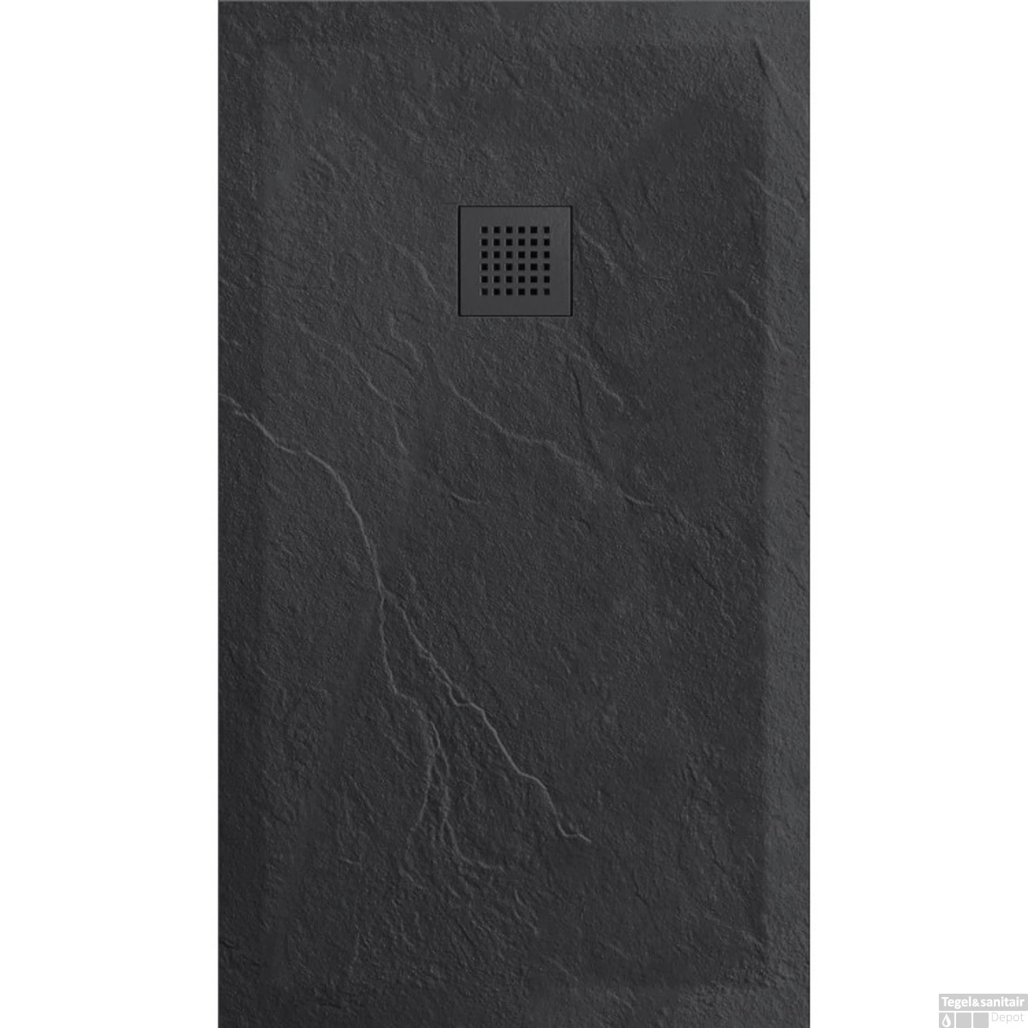 Douchetub Sanimar Sanistone 120 X 90 Cm Zwart 1 Douchetub Sanimar Sanistone 120 X 90 Cm Zwart