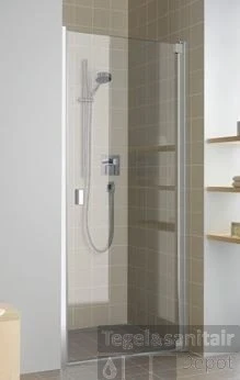 Kermi Raya Draaideur 1-dlg.100x200 Cm. Rechts Op Douchevloer Zilver Glans-helder Clean 1 Kermi Raya Draaideur 1-dlg.100x200 Cm. Rechts Op Douchevloer Zilver Glans-helder Clean