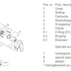 Grohe Eurodisc Cosmopolitan Wandkeukenkraan Onderuitloop Met S-koppelingen Chroom -Baden Luxe Verkoop 50962