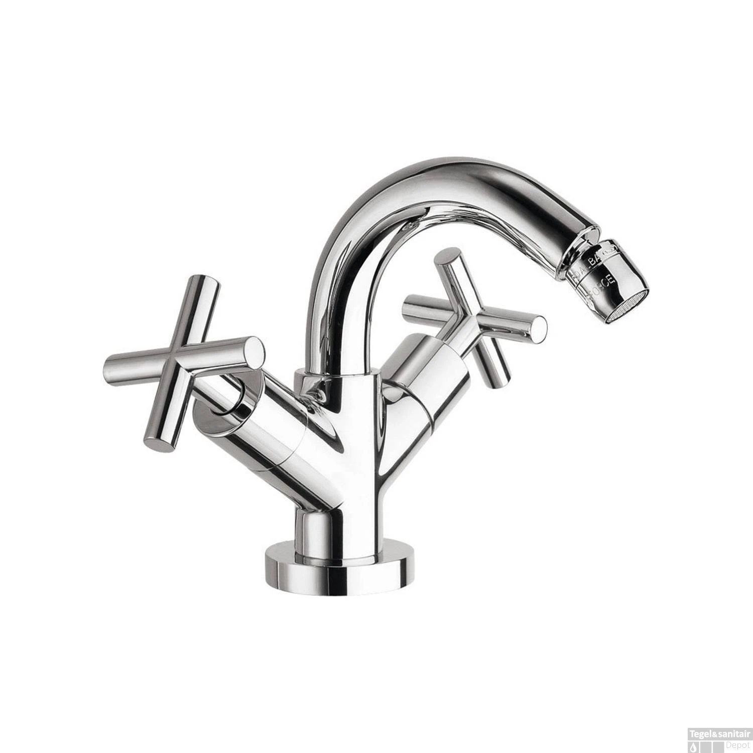 Bidetmengkraan Sapho Axia 2-knop Uitloop Gebogen 13 Cm Chroom 1 Bidetmengkraan Sapho Axia 2-knop Uitloop Gebogen 13 Cm Chroom