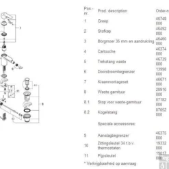 Grohe Eurostyle Cosmopolitan Bidetkraan Met Waste Chroom -Baden Luxe Verkoop 51916