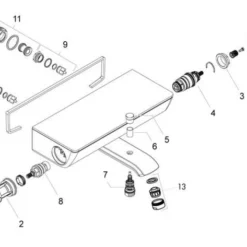 Hansgrohe Ecostat Select Badthermostaat Met Omstel Wit-chroom -Baden Luxe Verkoop 52335